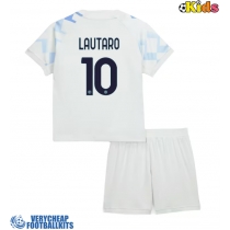 Inter Milan Lautaro Martinez #10 Replica Away Minikit 2025-26 Short Sleeve (+ pants)